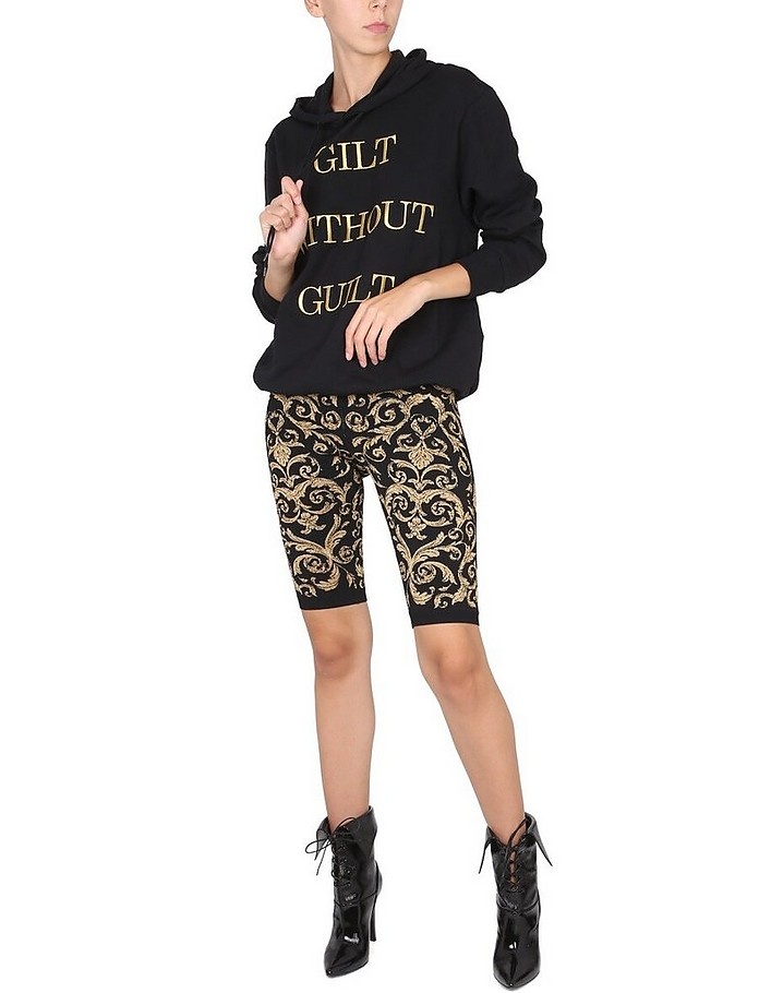 パーカー・フーディ Moschino \"GUILT WITHOUT GUILT\" SWEATSHIRT (17887228_6555) Moschino 