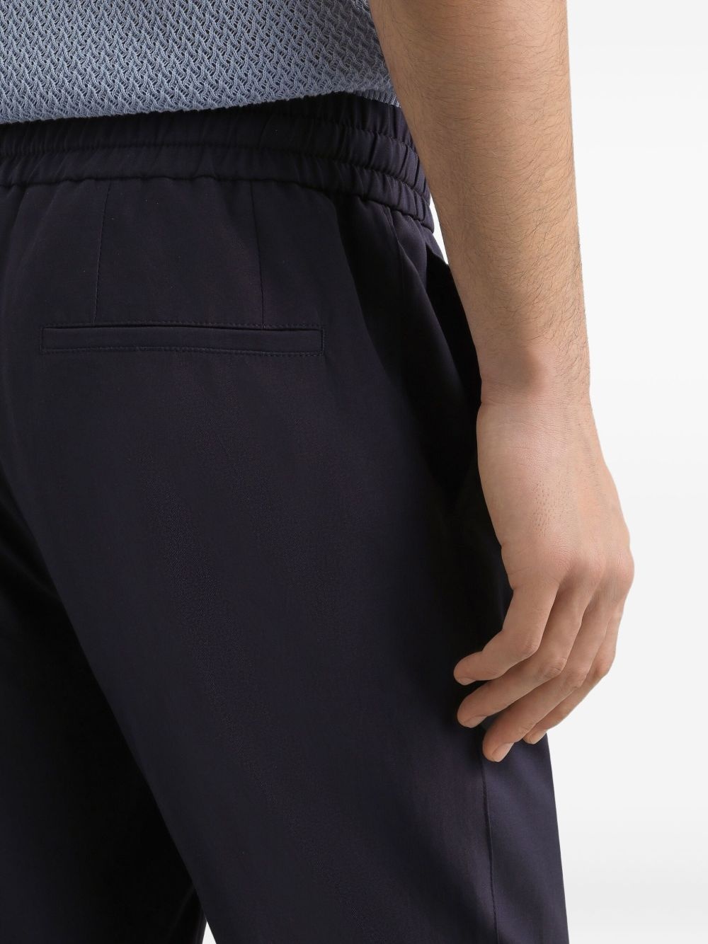 drawstring-waist trousers - 5