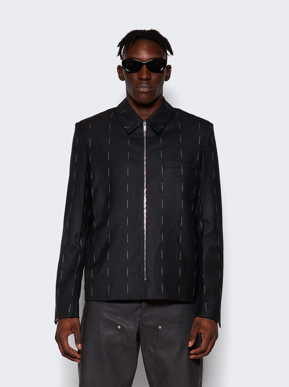 ジバンシィ Givenchy Structured Jacket Givenchy Structured Zipped Jacket Black | thewebster