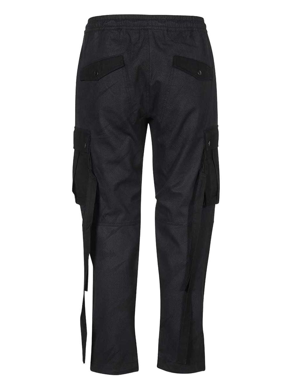 elasticated-waistband cargo trousers - 2