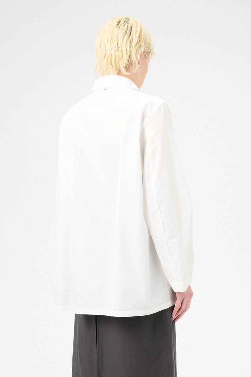 Machine Shirt White Peached Cupro 6