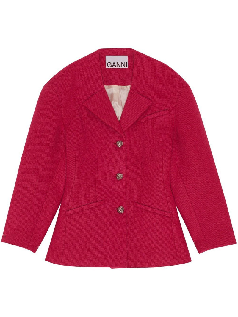 broad-shoulder single-breasted jacket 1
