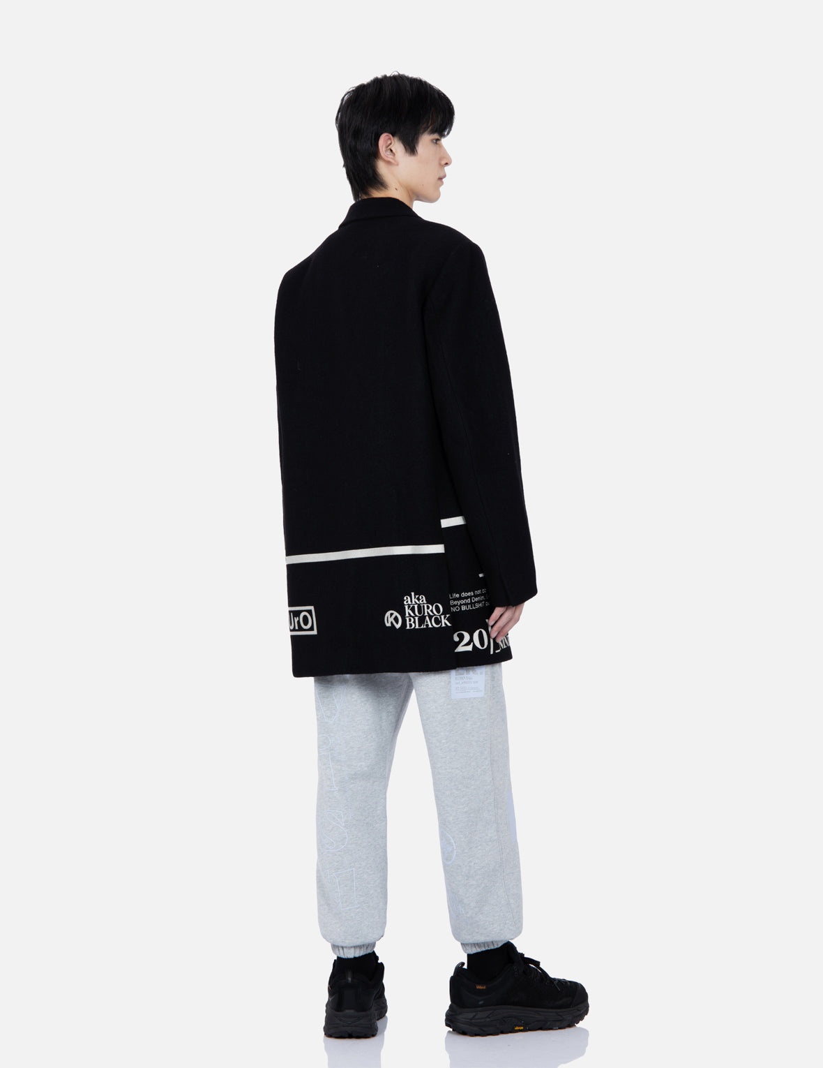 Multi Graphic Print Oversized Coat - 4