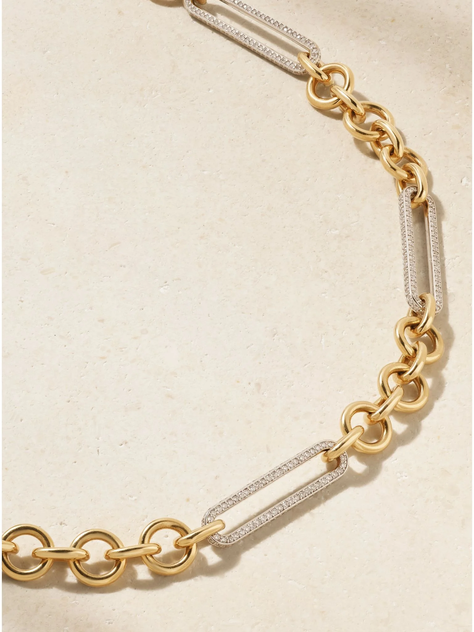 18-karat gold diamond necklace Gold - 1