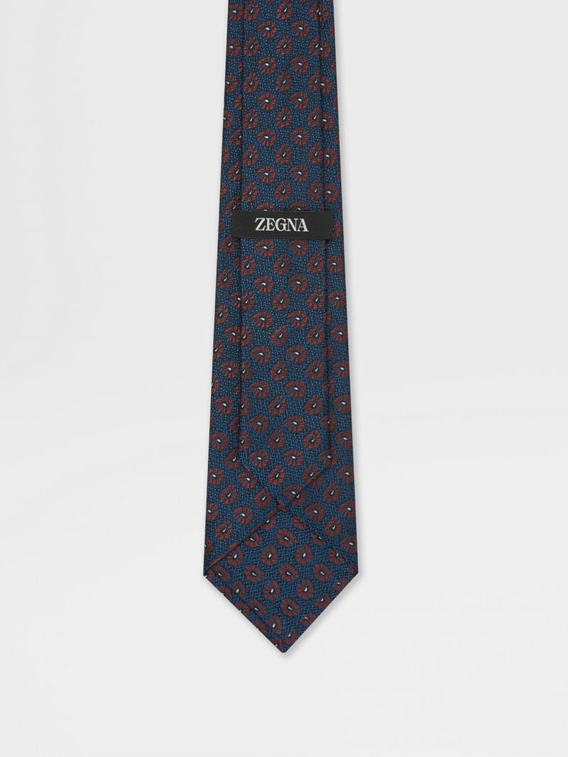 TEAL BLUE SILK TIE 3