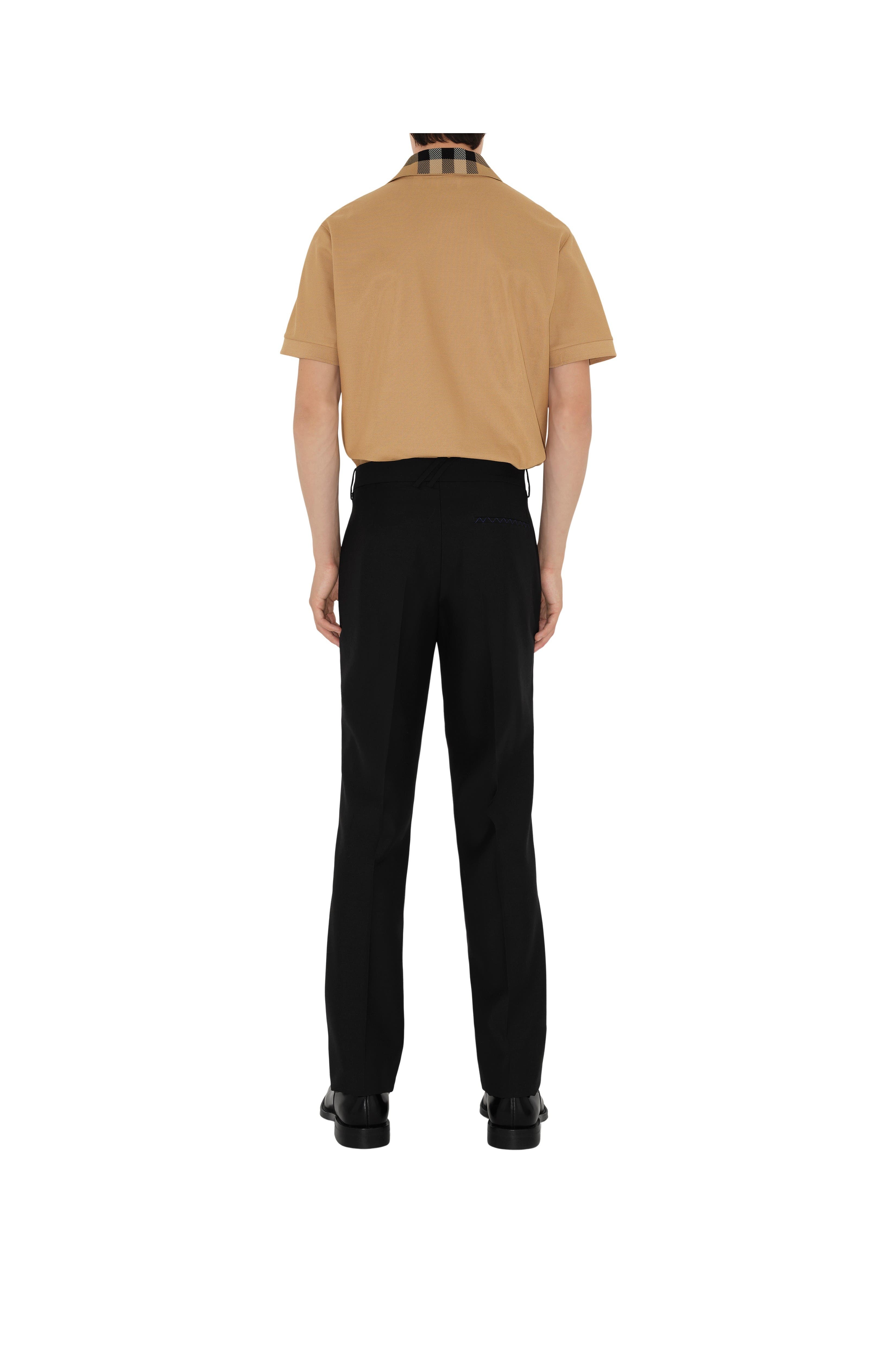 burberry Cotton Polo Shirt in Beige at Nordstrom - 4