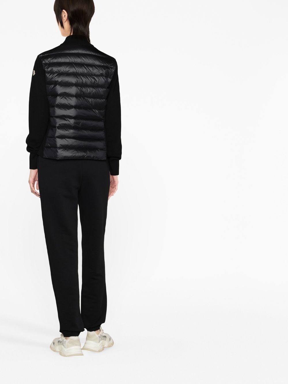quilted padded cardigan - 4