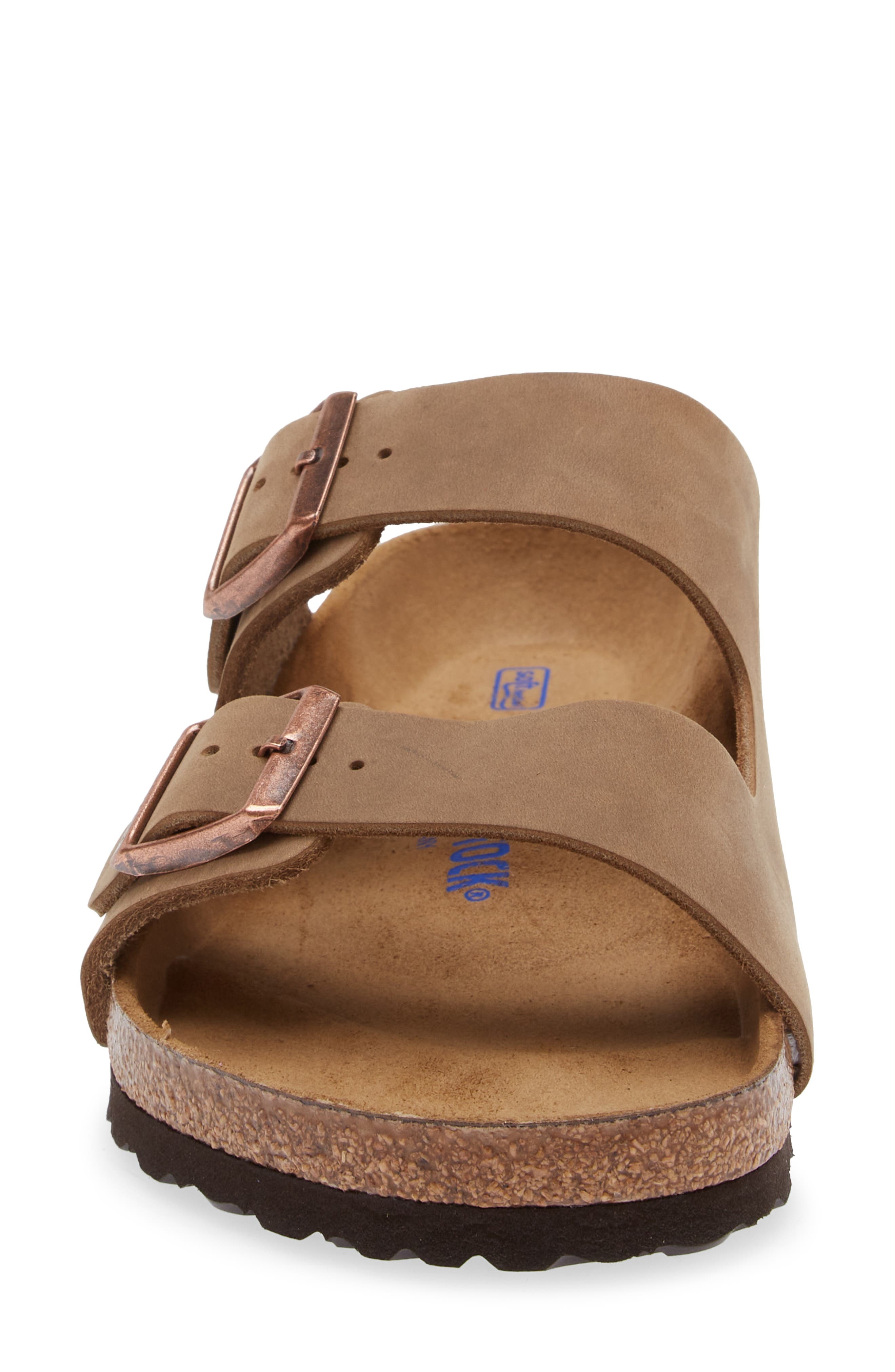 Birkenstock Arizona Soft Slide Sandal in Tobacco Oiled Leather at Nordstrom - 4