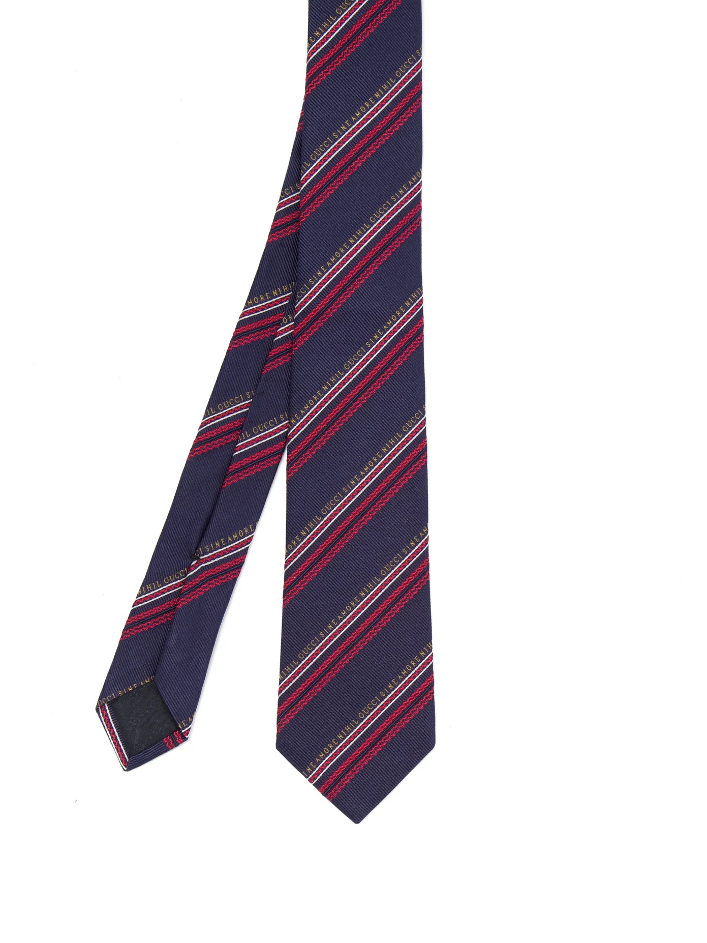 Stripe-jacquard silk-blend twill tie - 3