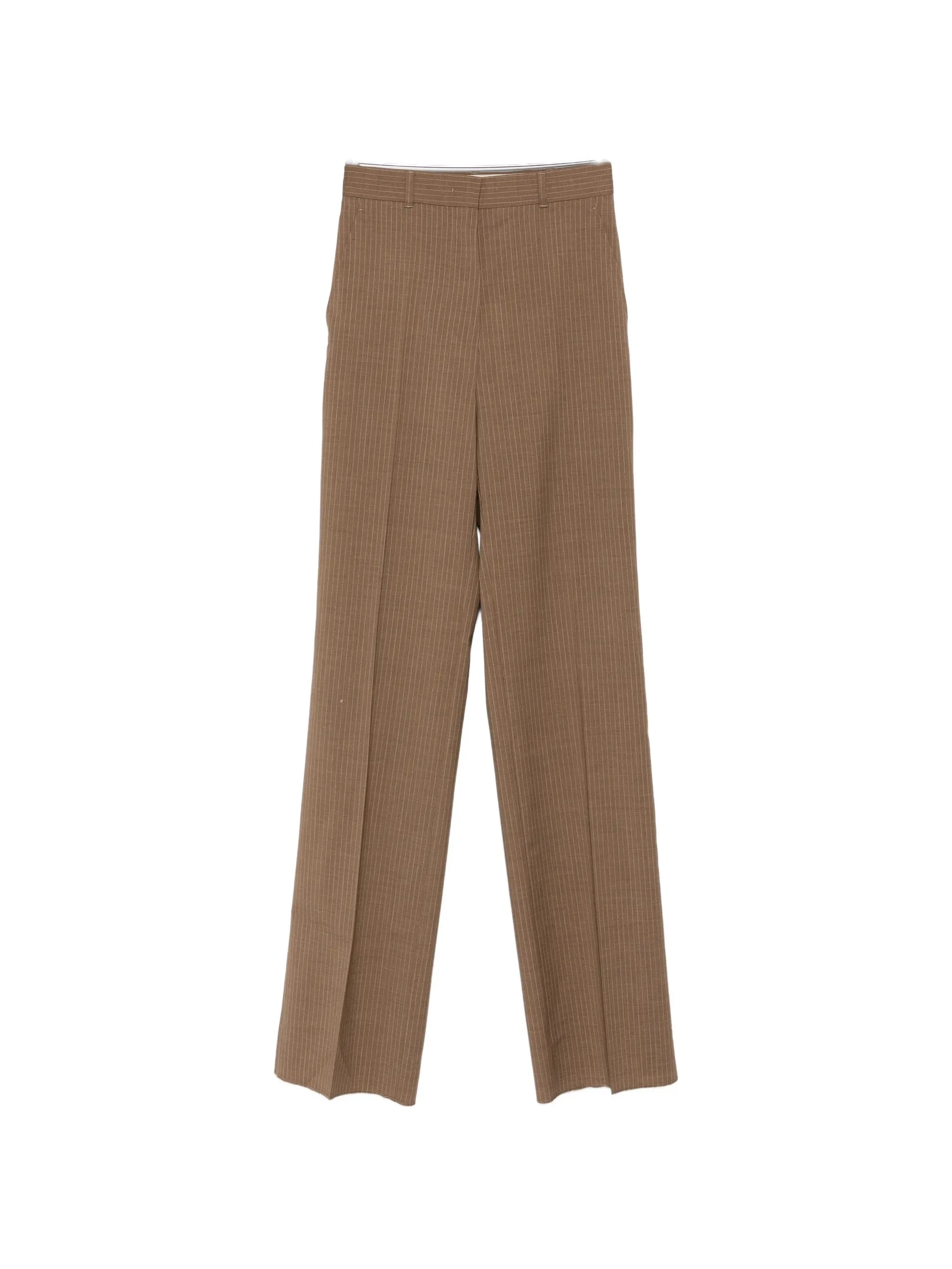 Max Mara Studio Stripe-pattern Straight-leg Trousers - 1