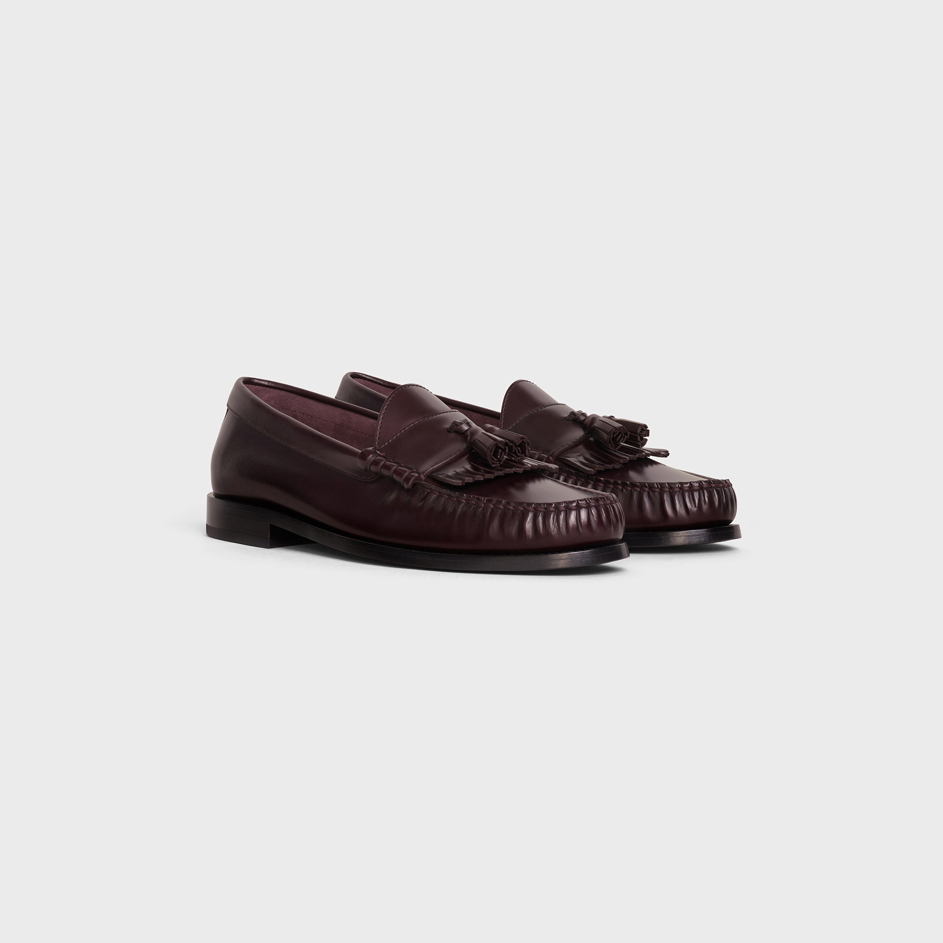 CELINE LUCO LOAFER WITH TASSELS  IN  POLISHED CALFSKIN - 2