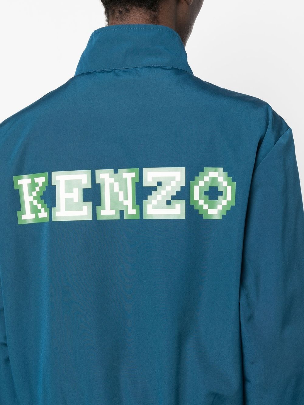 graphic logo-print track jacket - 5