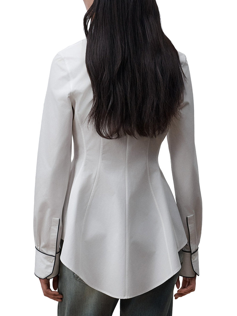 FITTED COTTON POPLIN BLOUSE 3