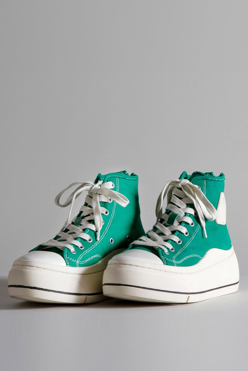 Kurt High Top Sneaker - Forest Green | R13 Denim Official Site 1