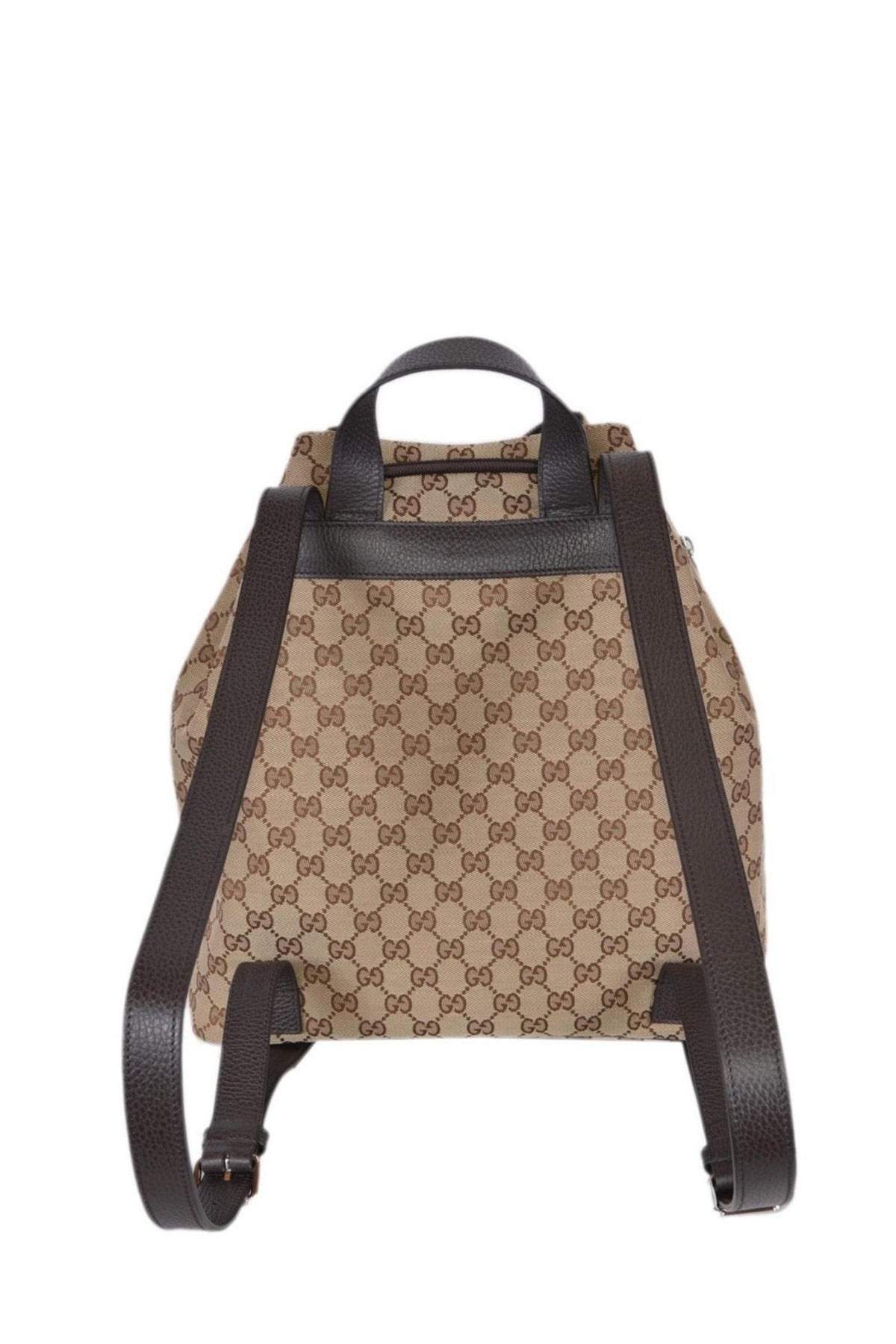 GG supreme backpack in brown canvas - 3