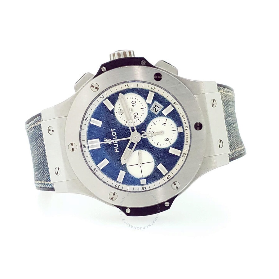 Pre-owned Hublot Big Bang Evoultion Jeans Chronograph Blue Jean Dial Men's Watch 301.SX.2710.NR.JEAN - 2