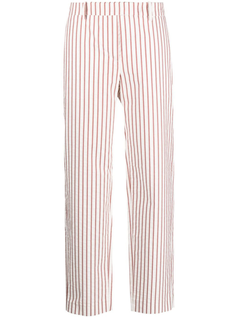 striped straight-leg trousers 1