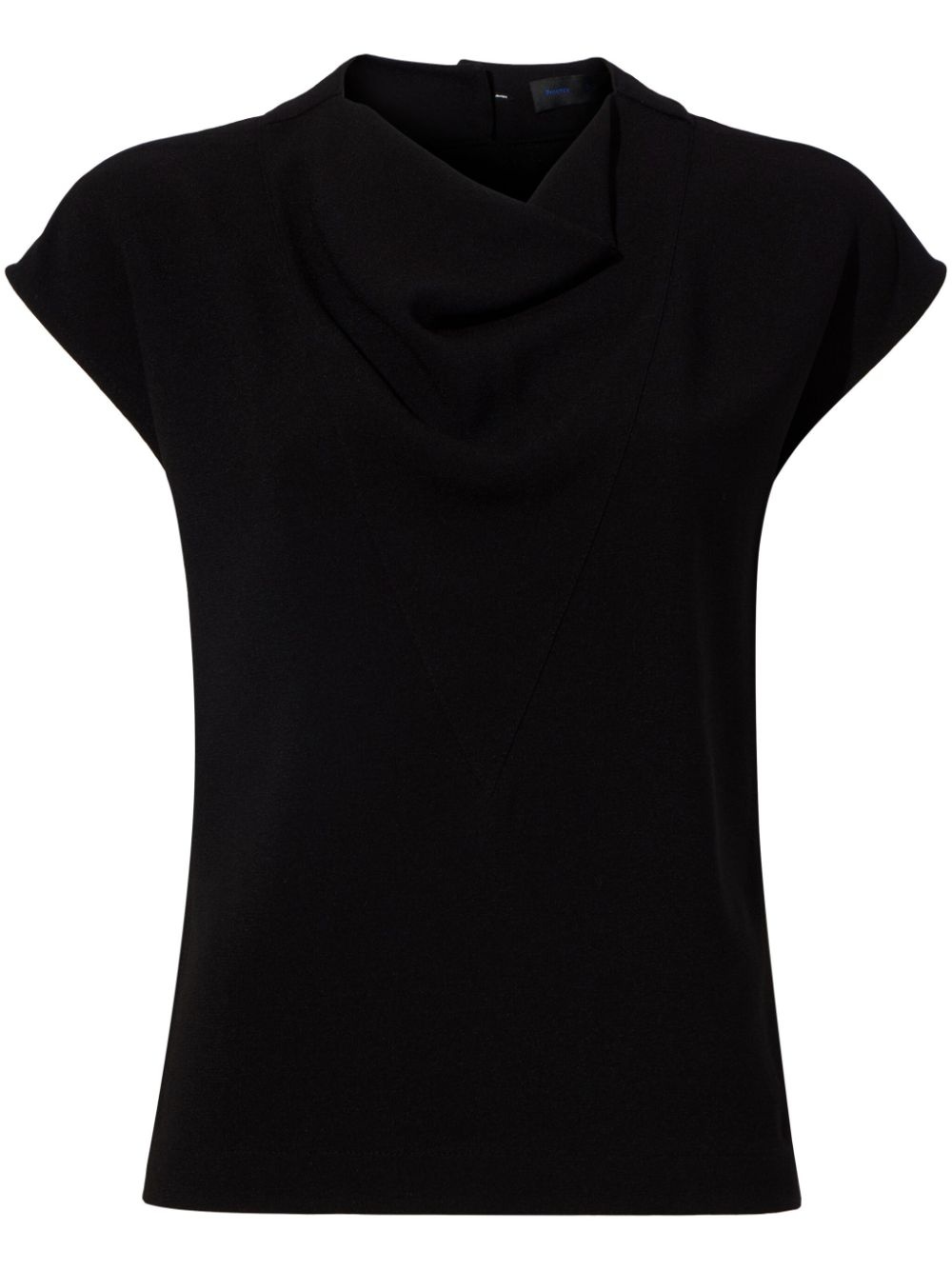 cowl-neck crepe top - 1