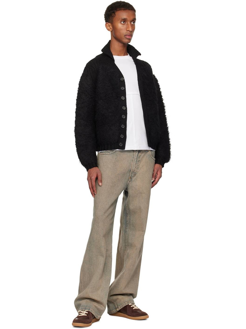 ECKHAUS LATTA Black Teddy Cardigan outlook