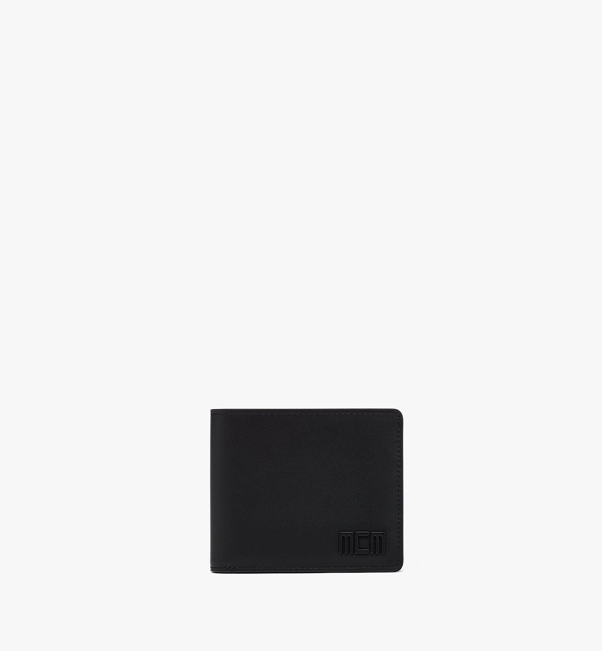 MCM Tech Bifold Wallet in Visetos Leather Mix - 1