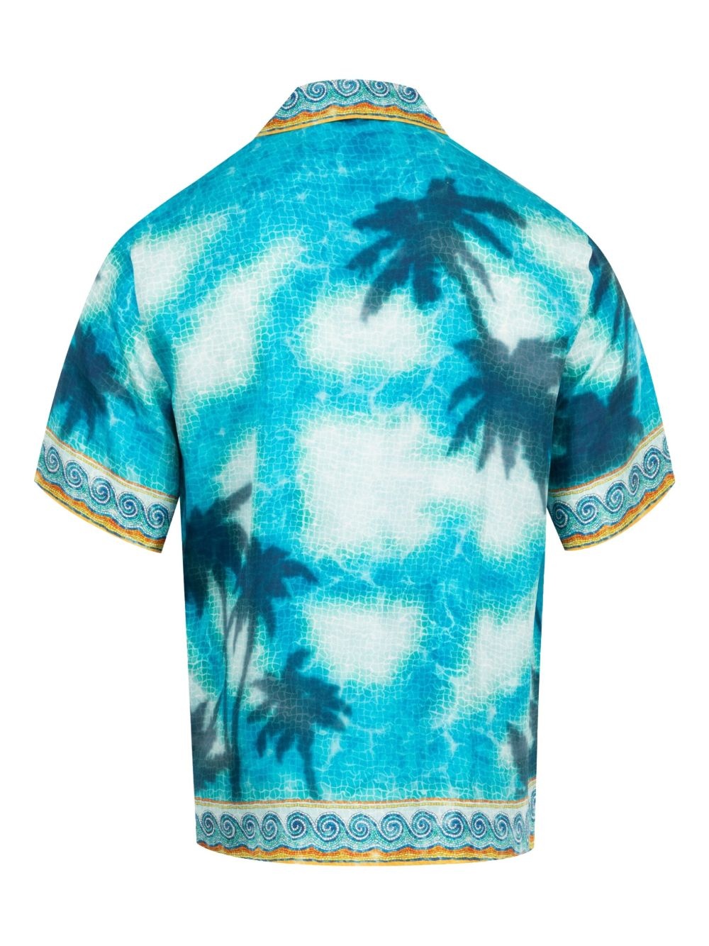 Cuban-collar short-sleeve shirt - 2