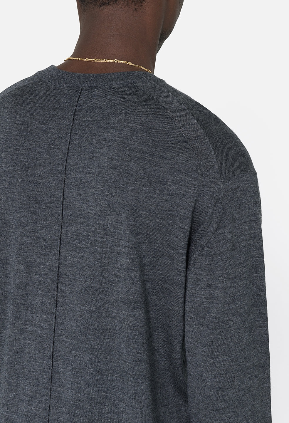 CASHMERE WOOL BLEND CREW - 7