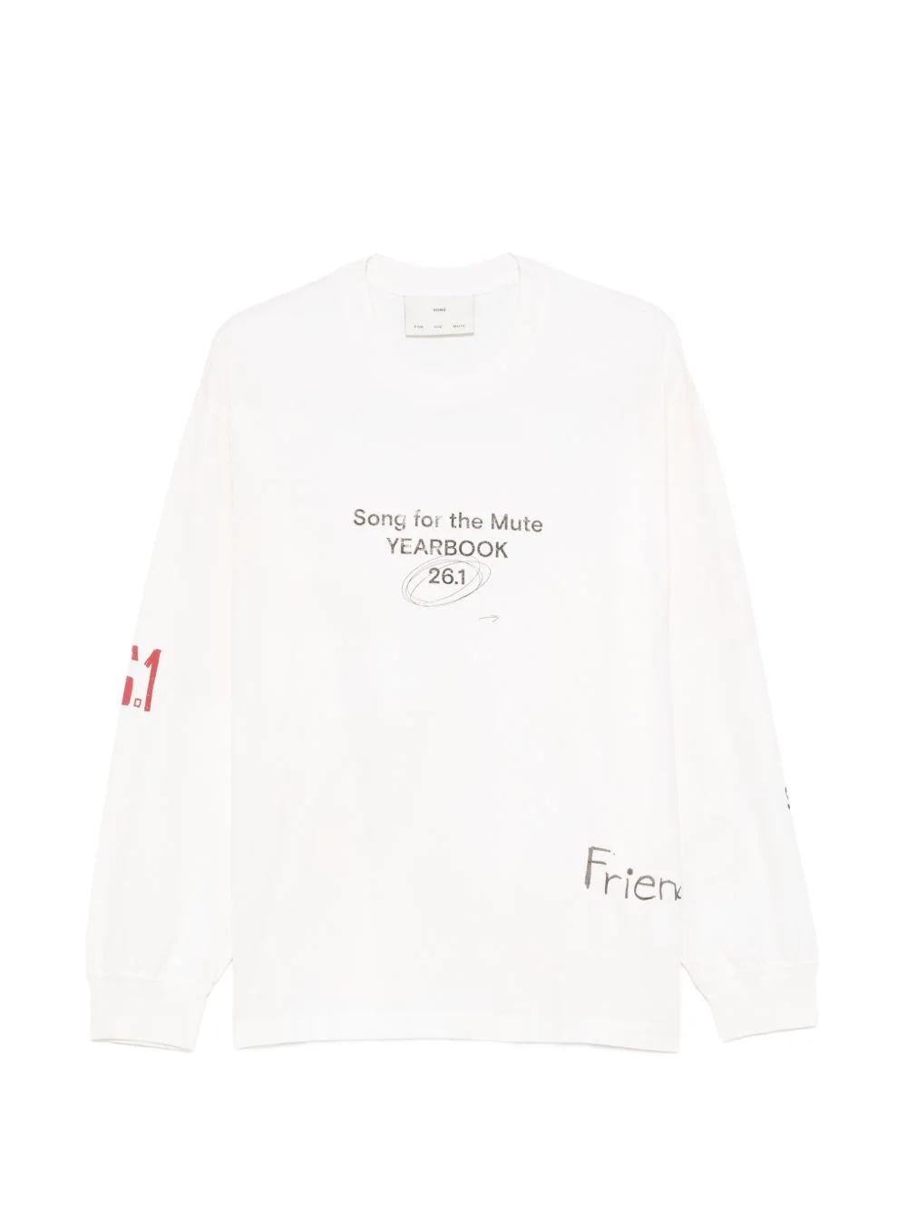 long-sleeve graphic T-shirt - 1