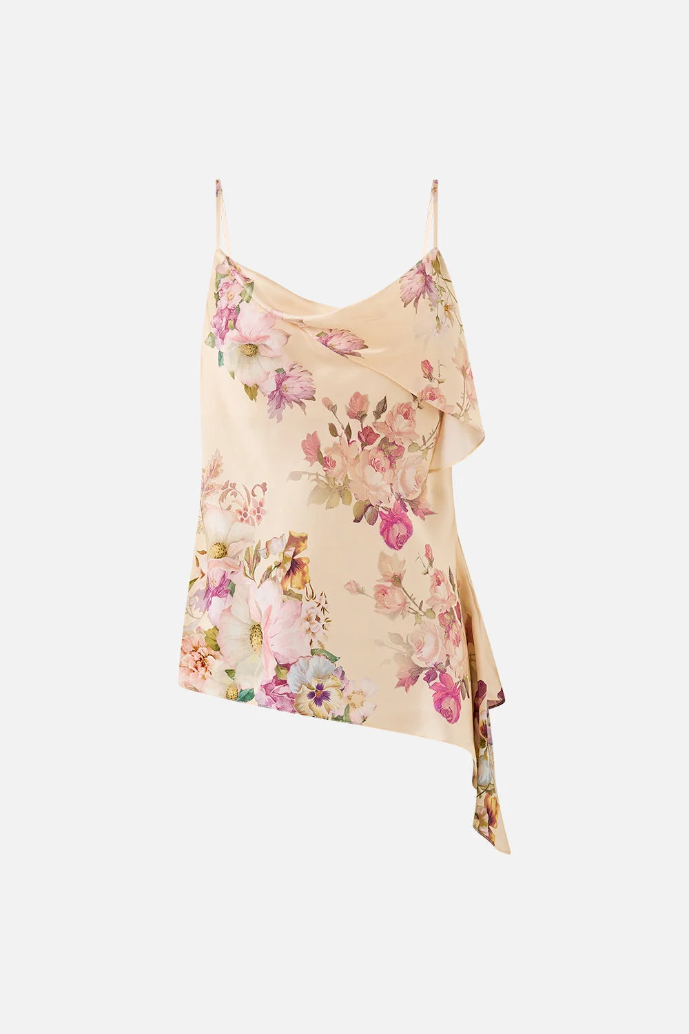 ASYMMETRIC DRAPED TOP - 1