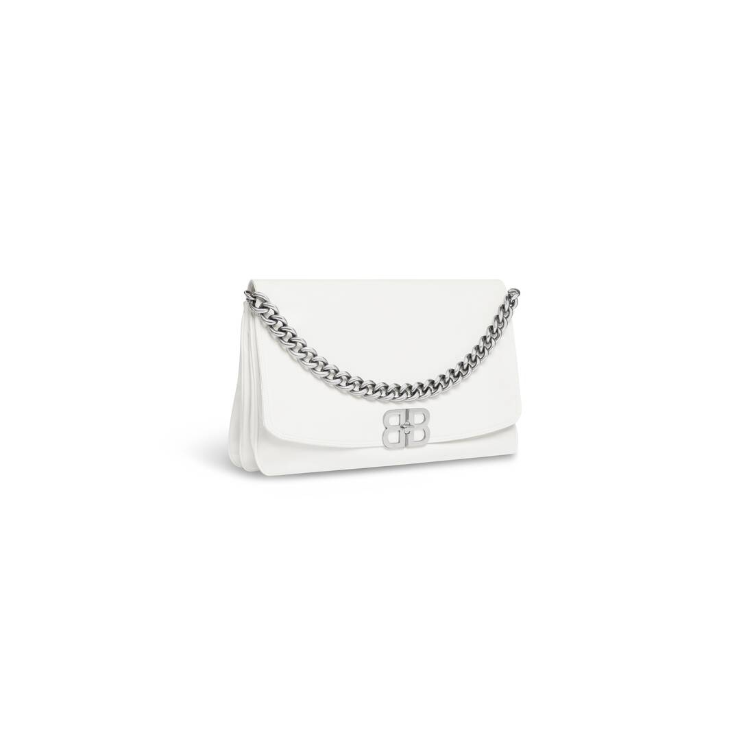 Women's Bb Soft Large Flap Bag  in Optic White - 2