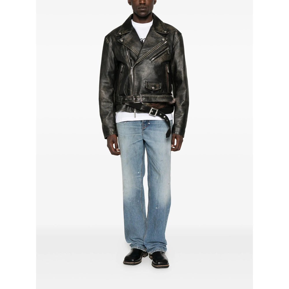 Dsquared2 Black Jackets - Leather Jackets Men - 4