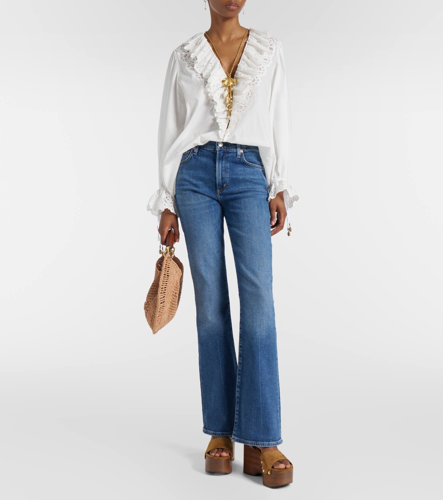Lilah 325 high-rise flared jeans - 2