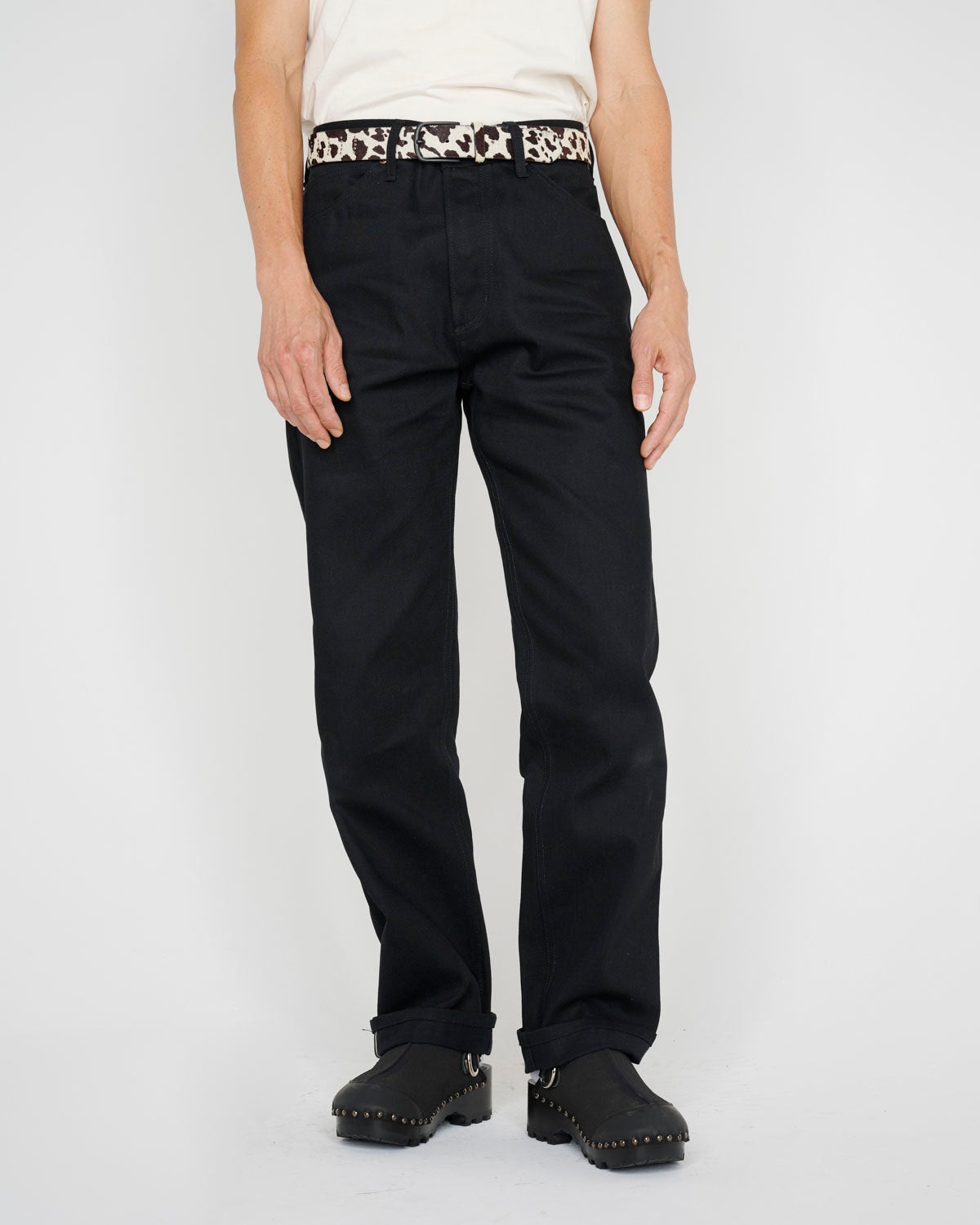 Type 01 13.2oz Selvedge Denim - Solid Black - 7
