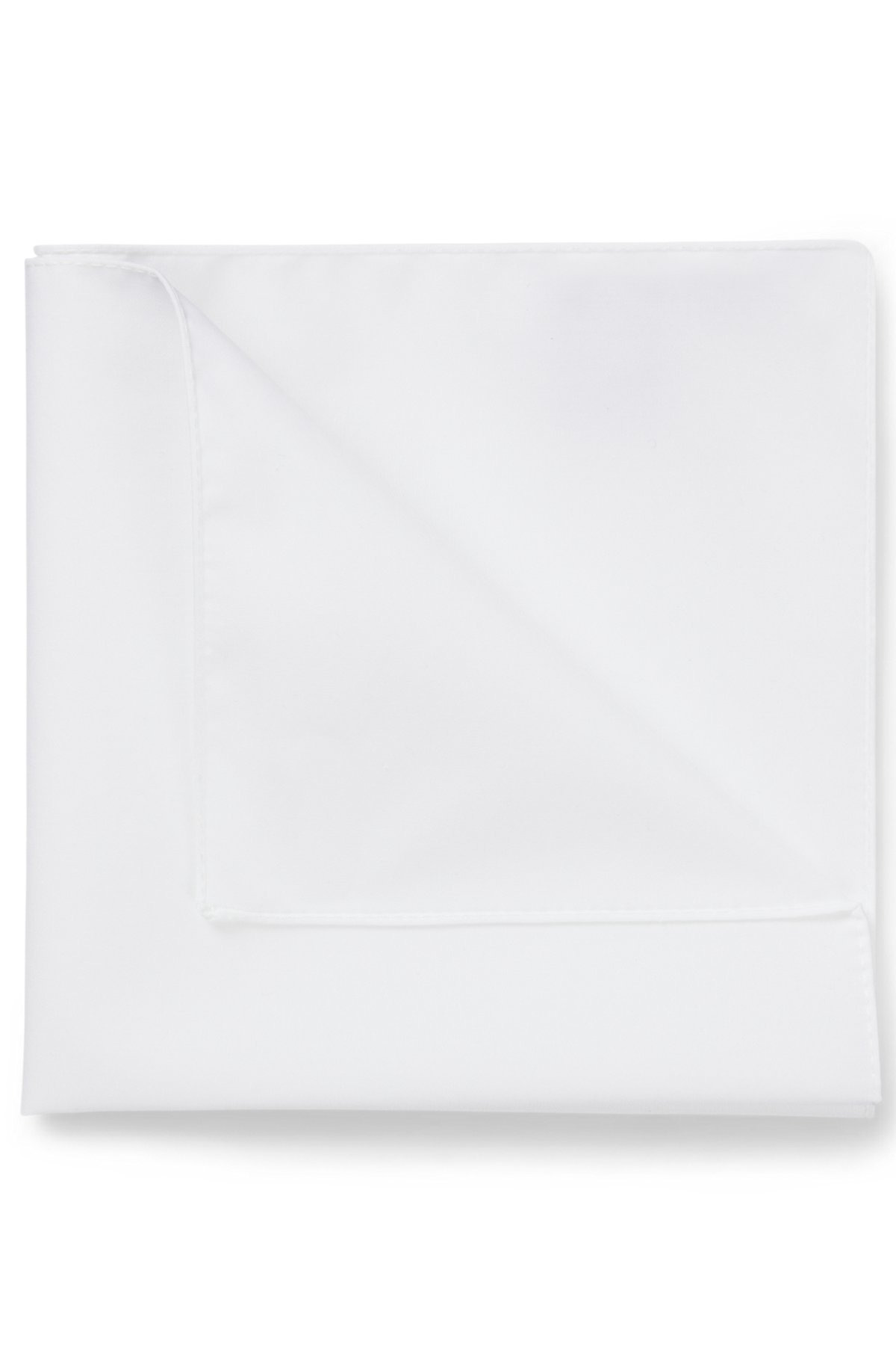 ITALIAN-MADE POCKET SQUARE IN EASY-IRON COTTON - 1