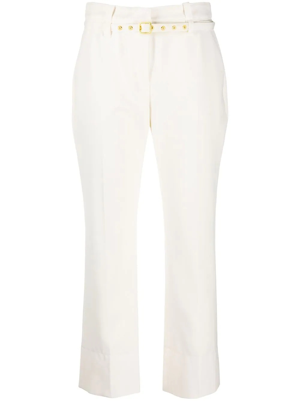 belted tailored trousers - 1