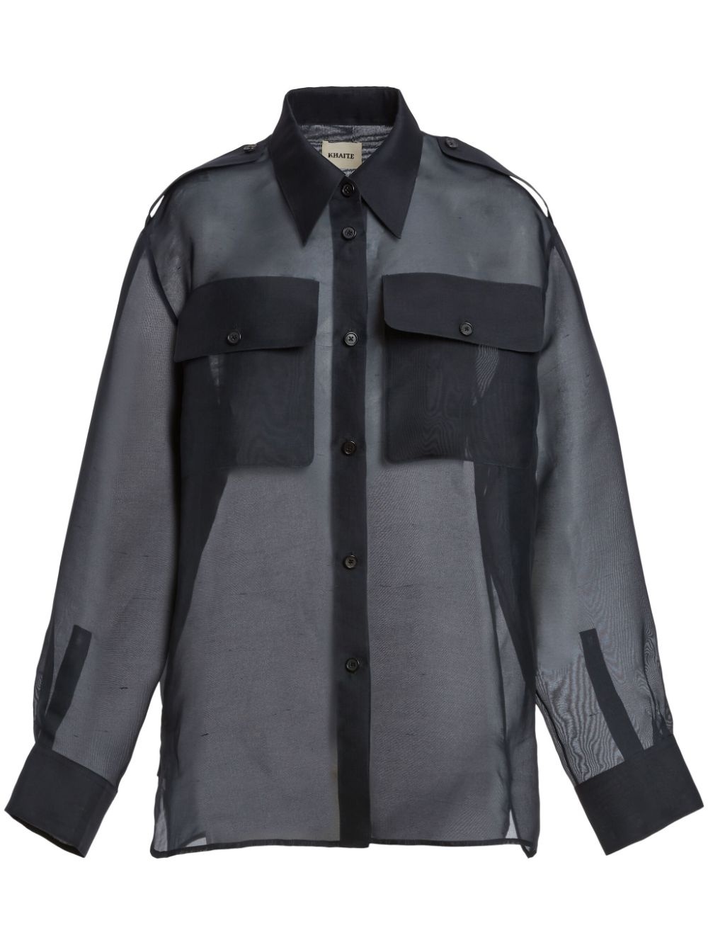 The Missa semi-sheer shirt - 1