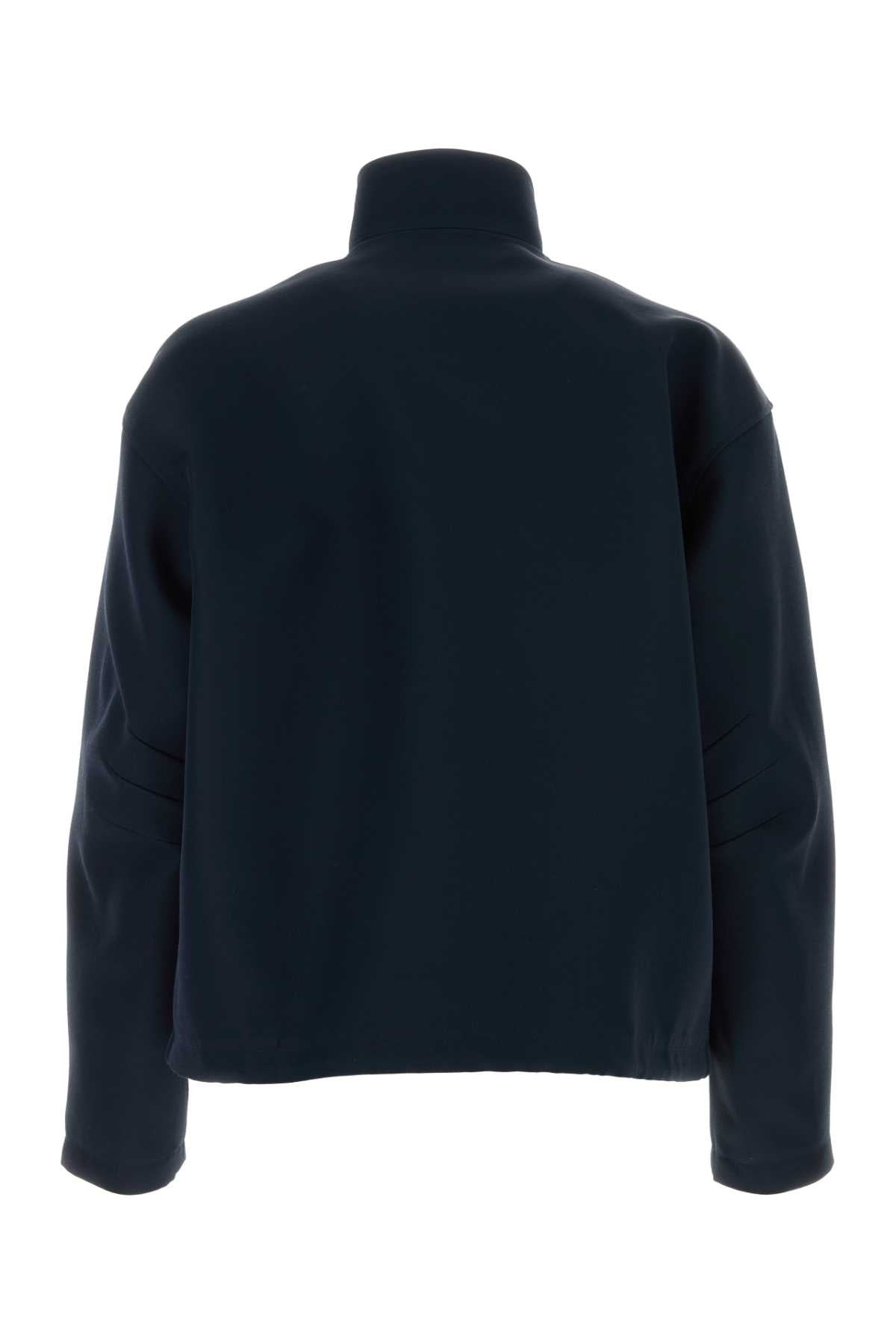 Gucci Men Navy Blue Wool Blend Jacket - 2