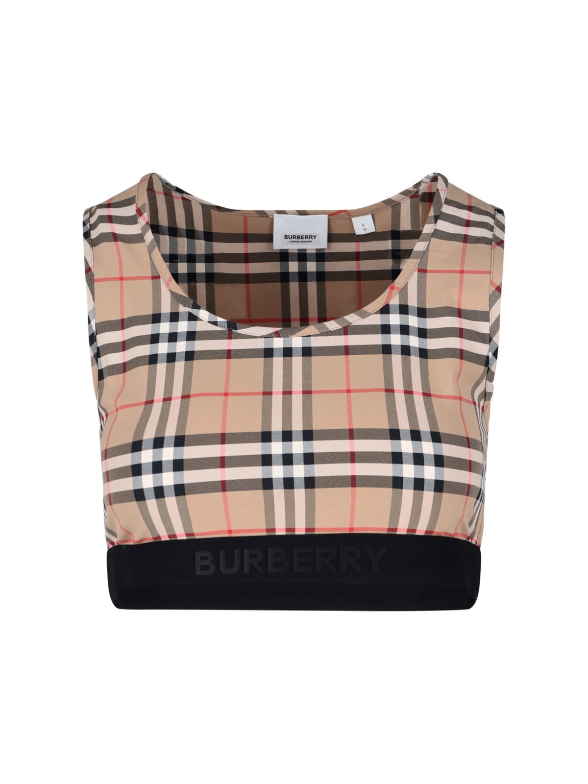 TARTAN PATTERN SPORTY TOP - 1