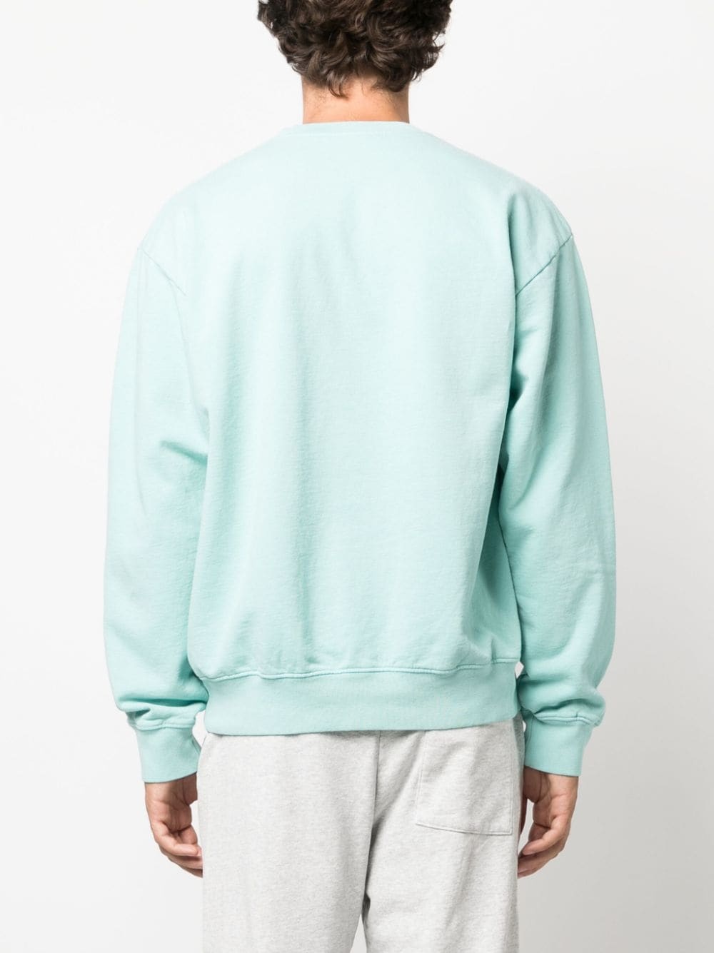 logo-print cotton sweatshirt - 5