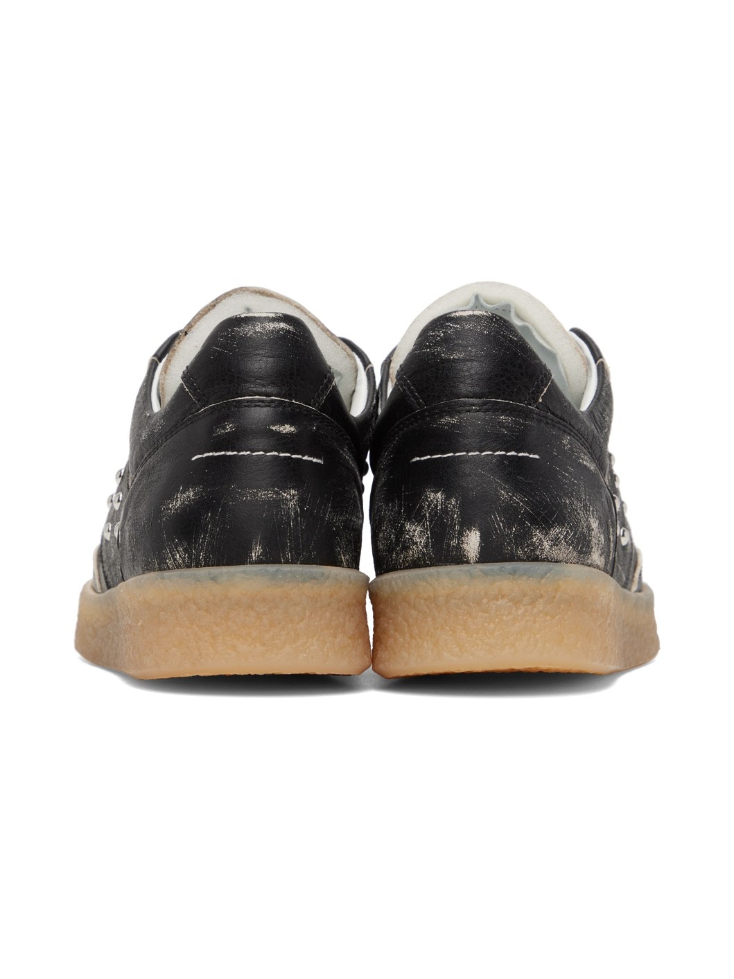 Black Distressed Sneakers - 2