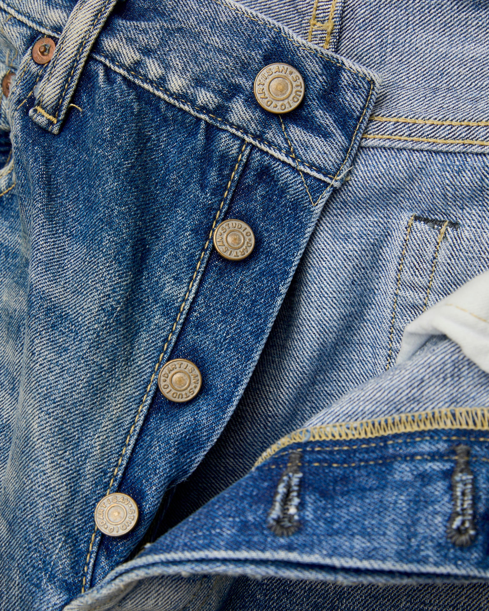 D1826 "Ivy Wash" 13oz Selvedge Denim - Relaxed Tapered Fit - 6