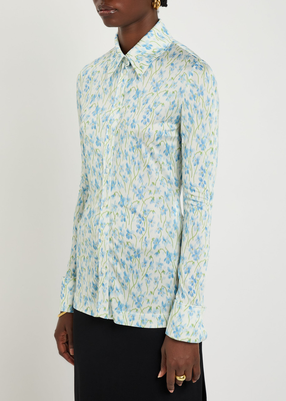 Loewe Floral-print Mesh Shirt - 2
