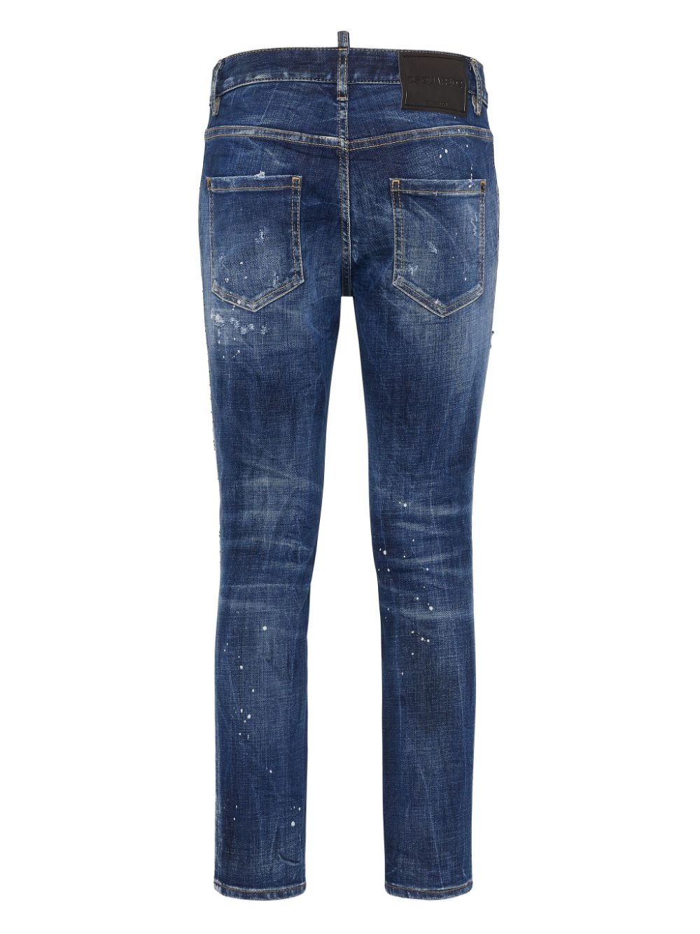 bleached-effect skinny jeans - 2