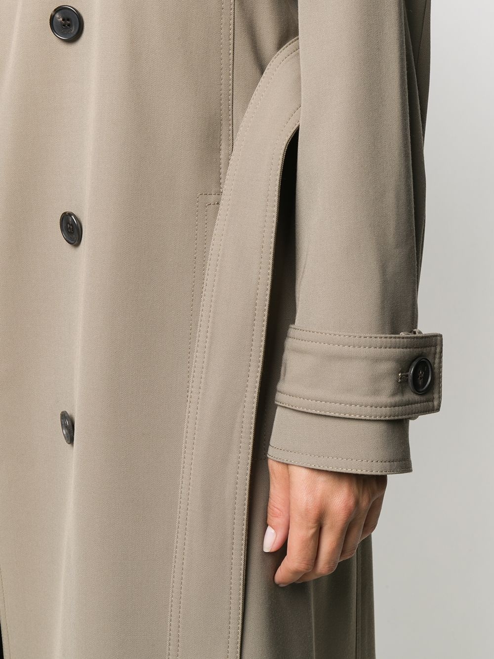 belted trench coat - 5