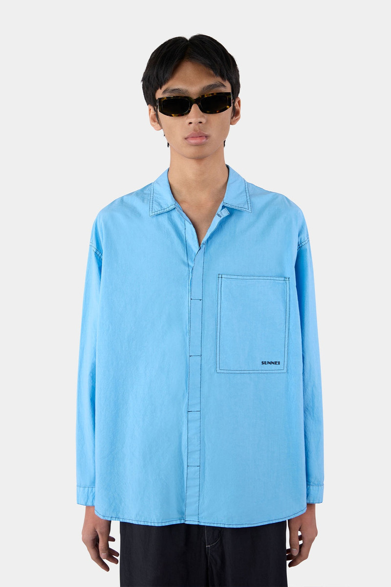 OVERS SHIRT / celestial blue 1