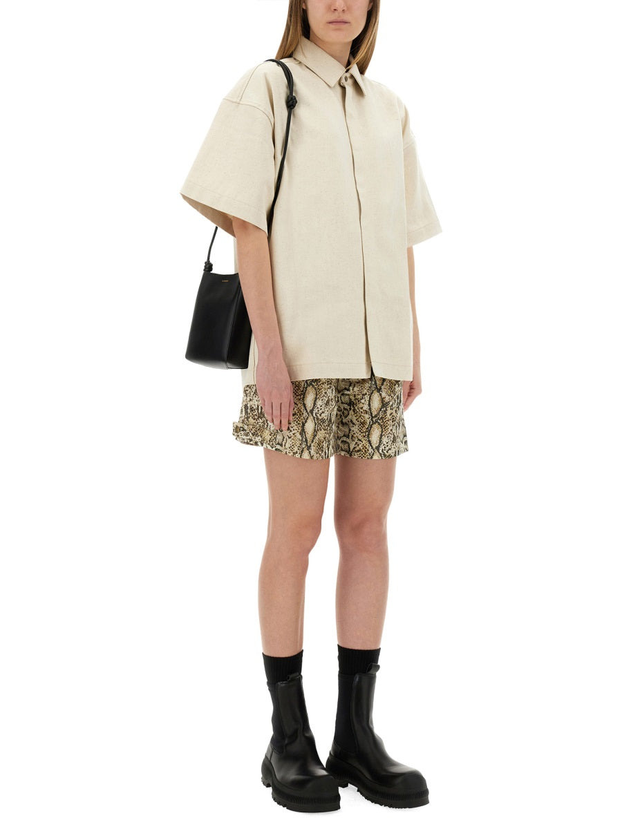 Jil Sander Women Heavy Cotton Shirt - 2