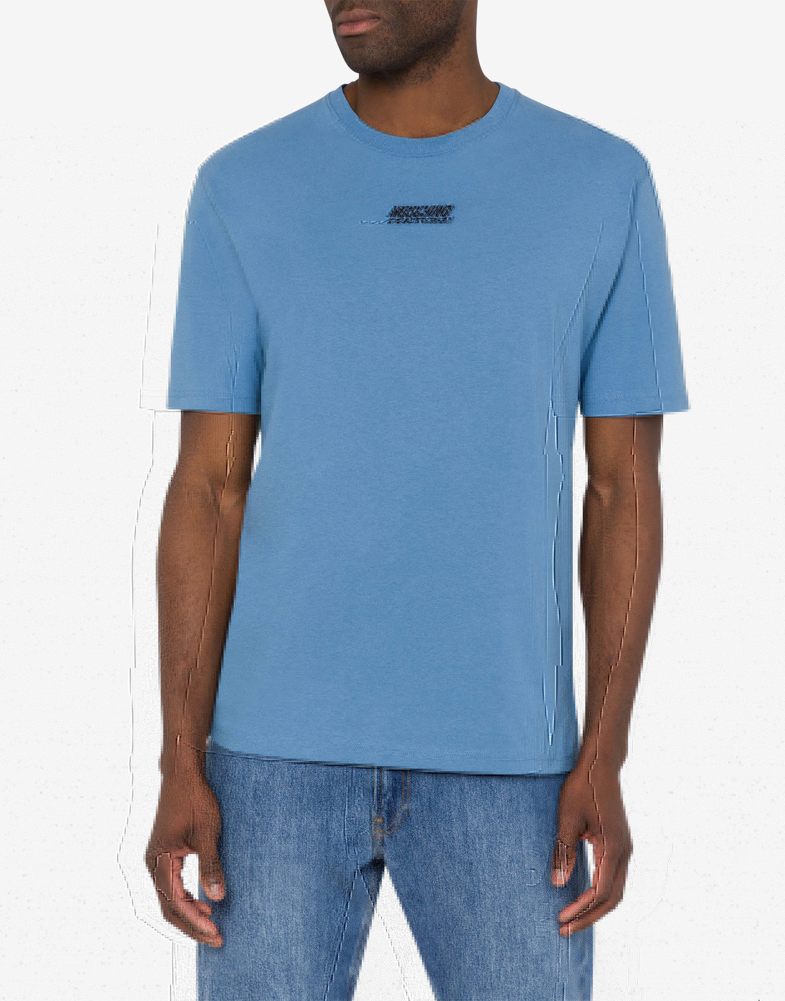 Moschino LOGO EMBROIDERY T-SHIRT | REVERSIBLE