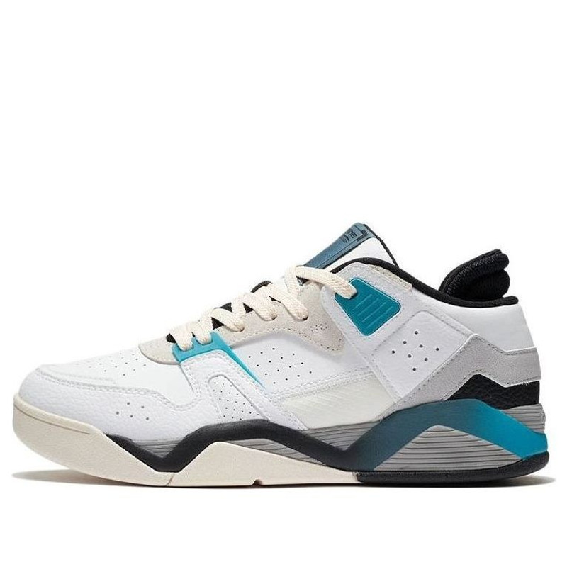 Li-Ning Casual Basketball Shoes Low 'White Blue' AGBS031-3 - 1