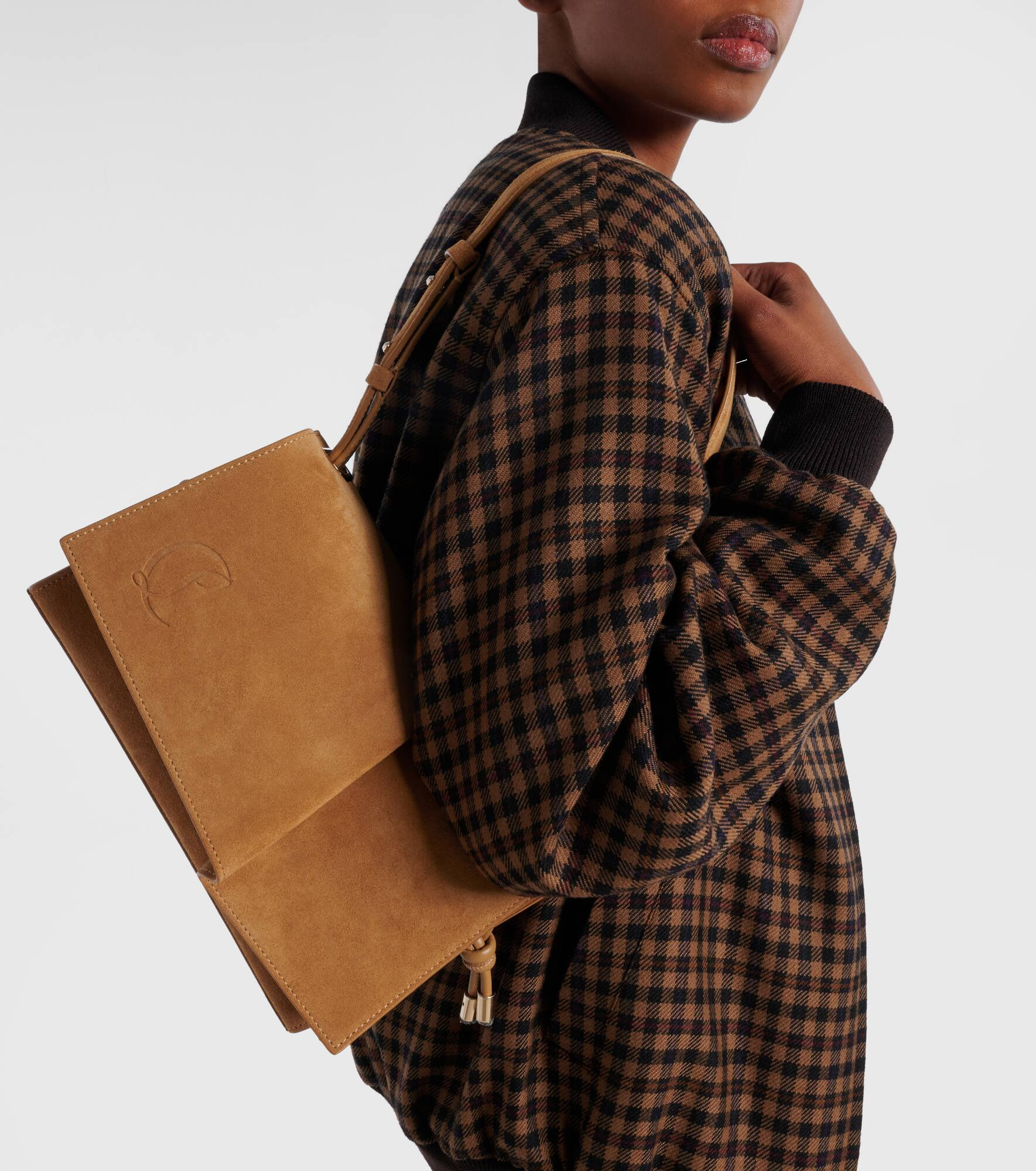 Baggy Small suede shoulder bag - 2
