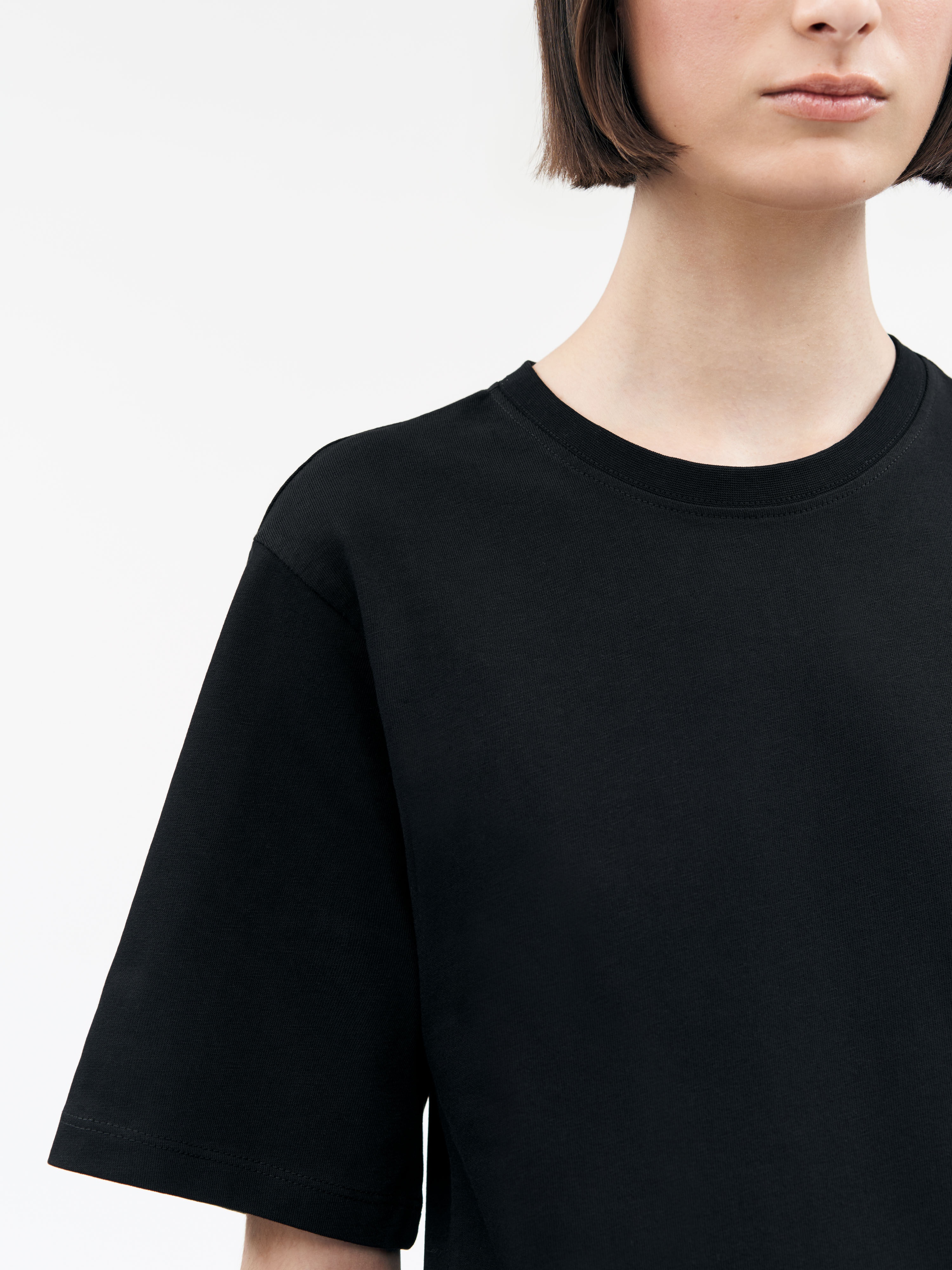 Lori Round-Neck Cotton T-Shirt - 5