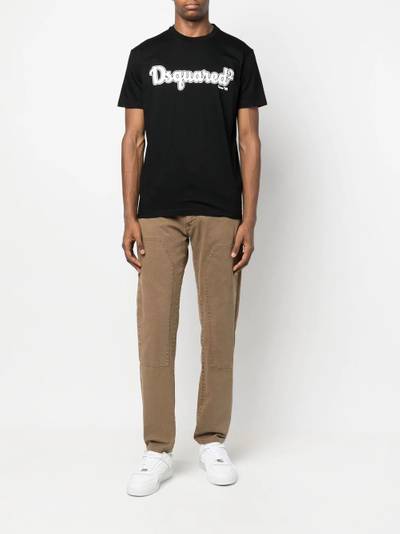 DSQUARED2 logo-print cotton T-shirt outlook